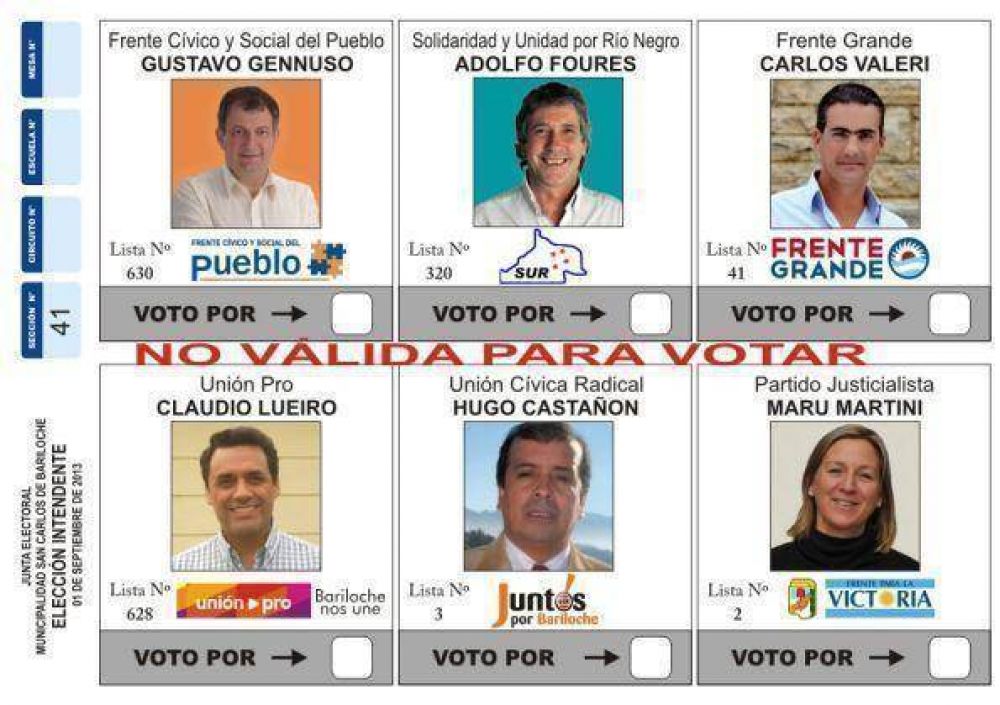 Presentaron la boleta �nica para septiembre