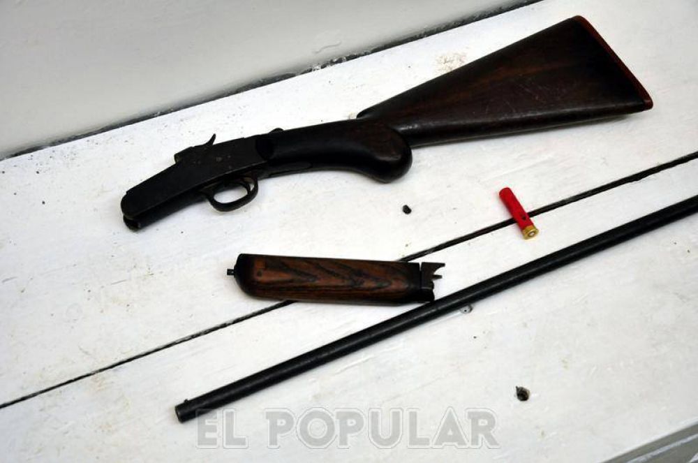 Secuestraron un arma en un allanamiento
