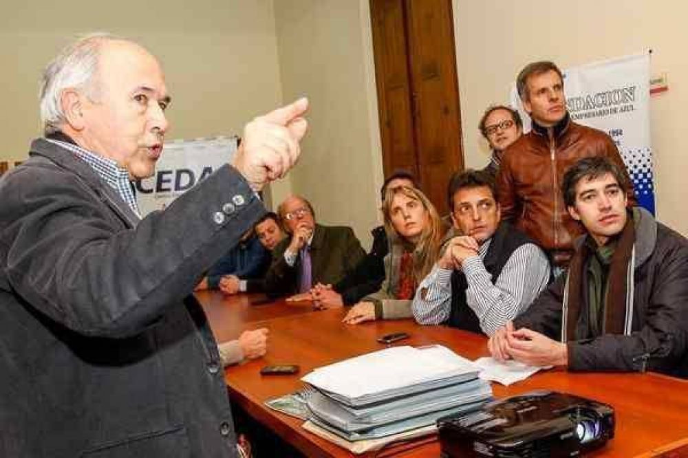 SERGIO MASSA Y SU COMITIVA VISITARON LA FUNDACI�N CEDA