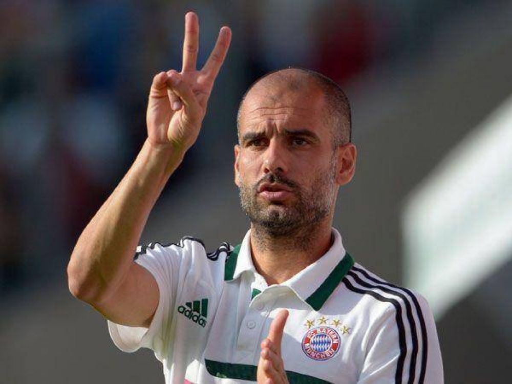 Pep Guardiola va por su primer t�tulo en Alemania