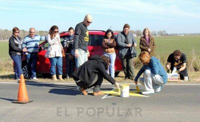 Otras dos estrellas amarillas para recordar a v�ctimas de accidentes