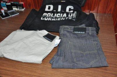 Detuvieron al presunto autor del saqueo a una tienda de ropas