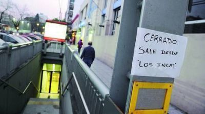 Con las nuevas estaciones del subte B cerradas, la Ciudad cita a los metrodelegados