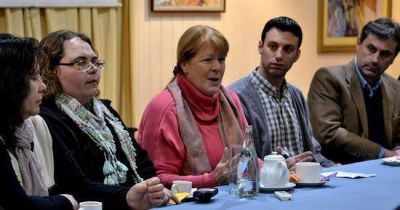 Margarita Stolbizer candidata del Frente Progresista C�vico y Social se reuni� con la lista 509-D local