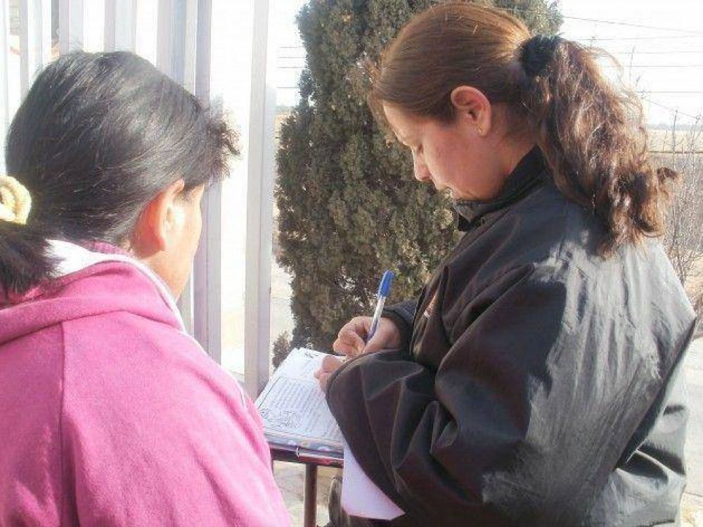 Profesionales de la Salud realizaron un Barrido Sanitario en el Barrio Santa Rita