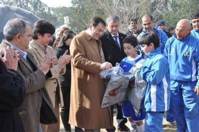 Zamora dej� inaugurado el torneo de f�tbol infantil "Changuitos 2013"