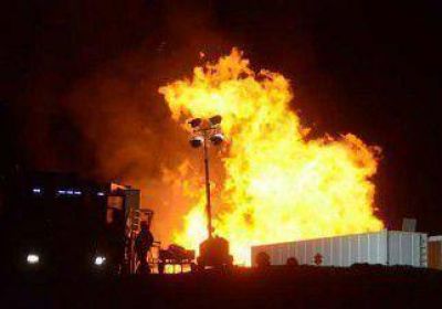 Se incendi� pozo de gas en Plottier: est� descontrolado 