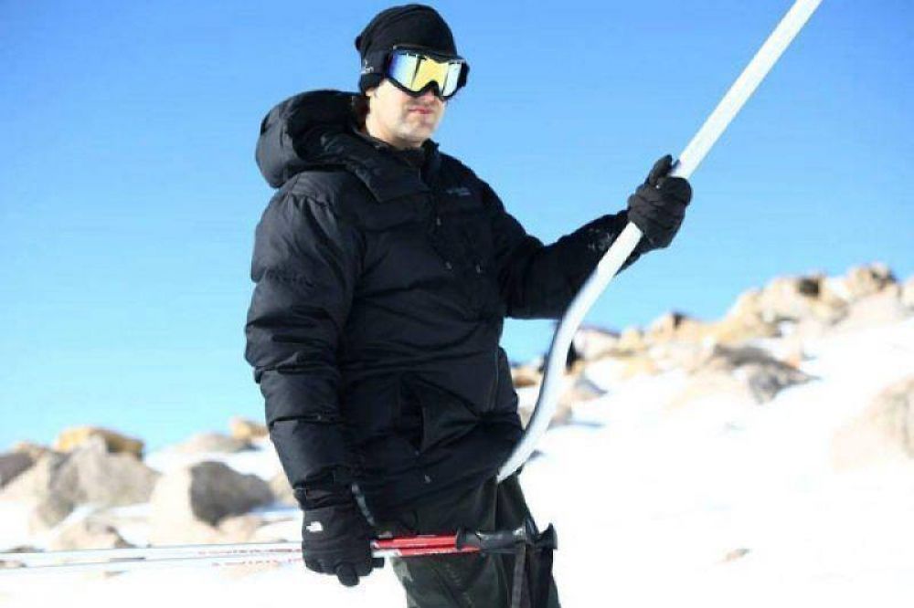 Andr�s Ciro pas� por las pistas del cerro Catedral
