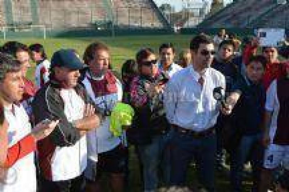 El Gobernador Juan Urtubey salud� al Seleccionado Salte�o de cara al partido con Boca Juniors
