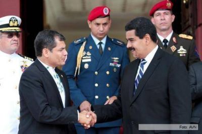 Maduro y Correa relanzaron la relaci�n entre ambos pa�ses