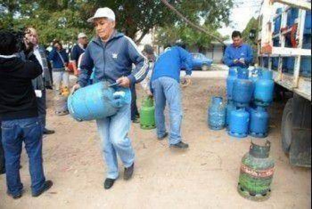 Lugares donde estar�n los camiones distribuyendo Garrafa Social