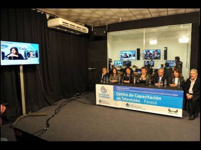 Se puso en marcha en Entre R�os un centro de capacitaci�n en televisi�n