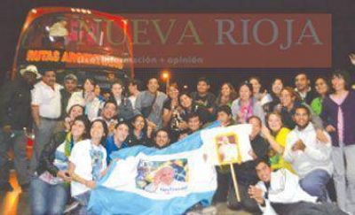 Anoche llegaron los j�venes riojanos desde R�o de Janeiro