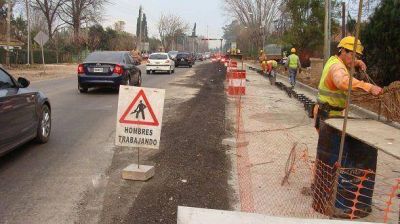 Avanza la obra de pavimentaci�n y ensanche de la avenida Henry Ford