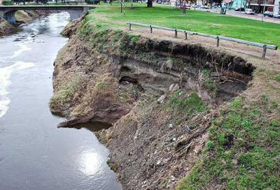 Iniciar�n obras en las barrancas del arroyo a la altura de Racing