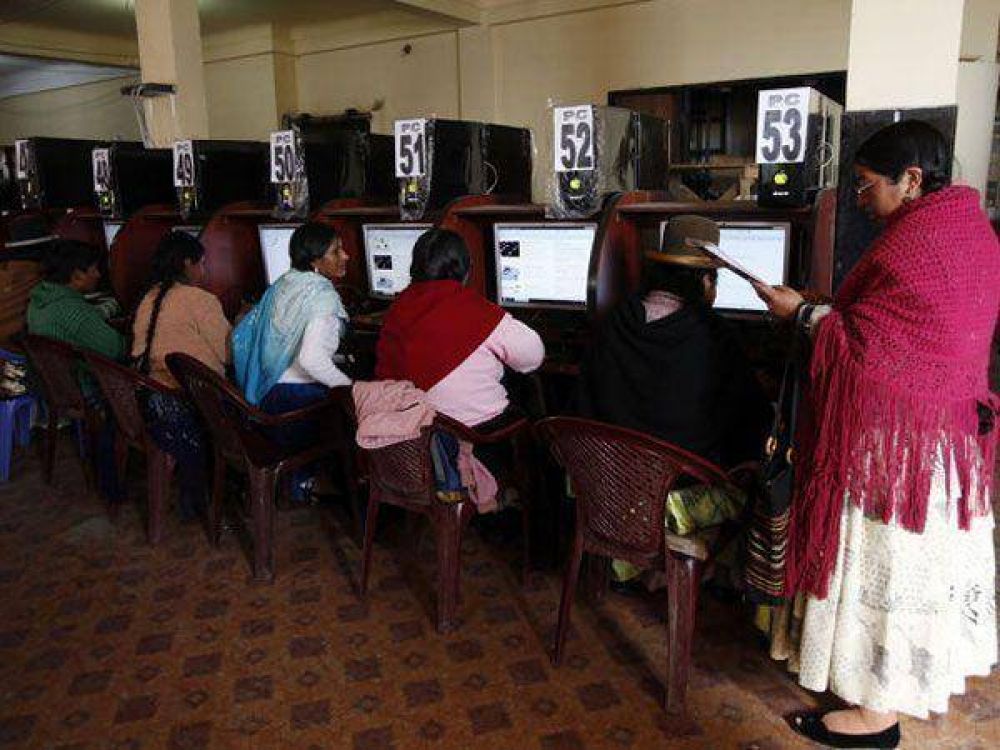 Bolivia: el 90% de los hogares no tiene internet