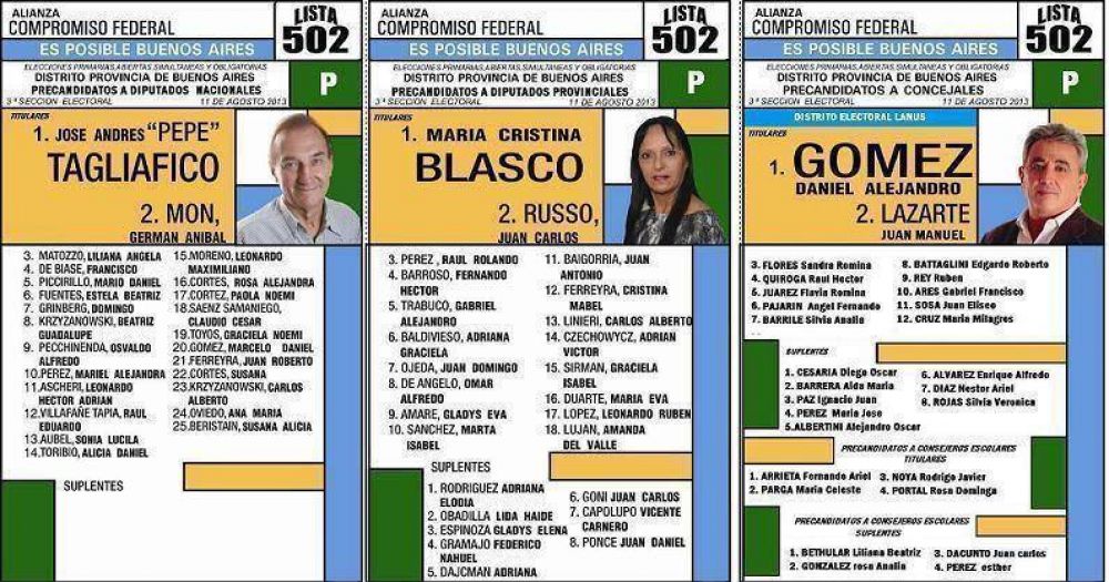 EN LANUS, POR COMPROMISO FEDERAL QUEDO DANIEL GOMEZ
