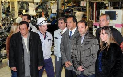 Elecciones 2013: Scioli e Insaurralde recorrieron Toyota