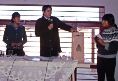 SE REALIZO EN LA QUIACA UN TALLER SOBRE "MI PRIMER VOTO"