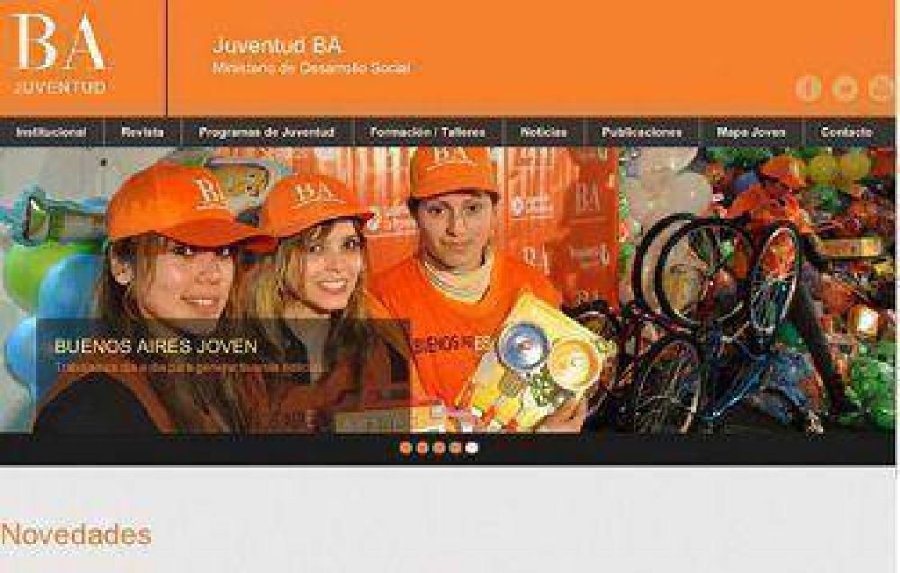 Juventud BA suma una nueva web para conectar a los j�venes
