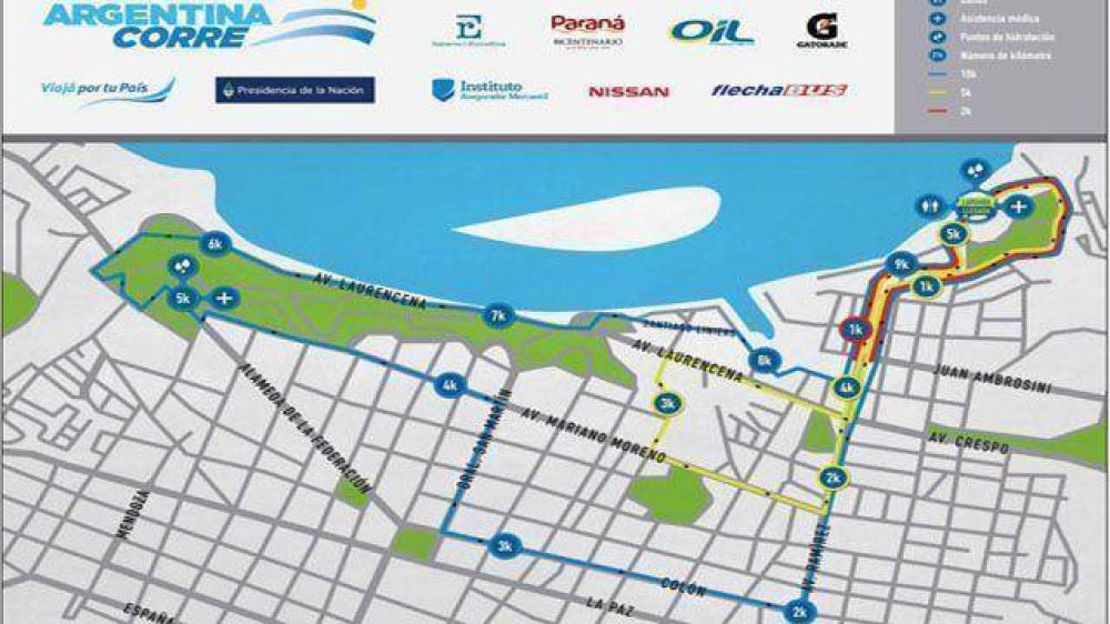 Con una marat�n, Vicentico y desfiles, Argentina Corre se realizar� en Paran� 