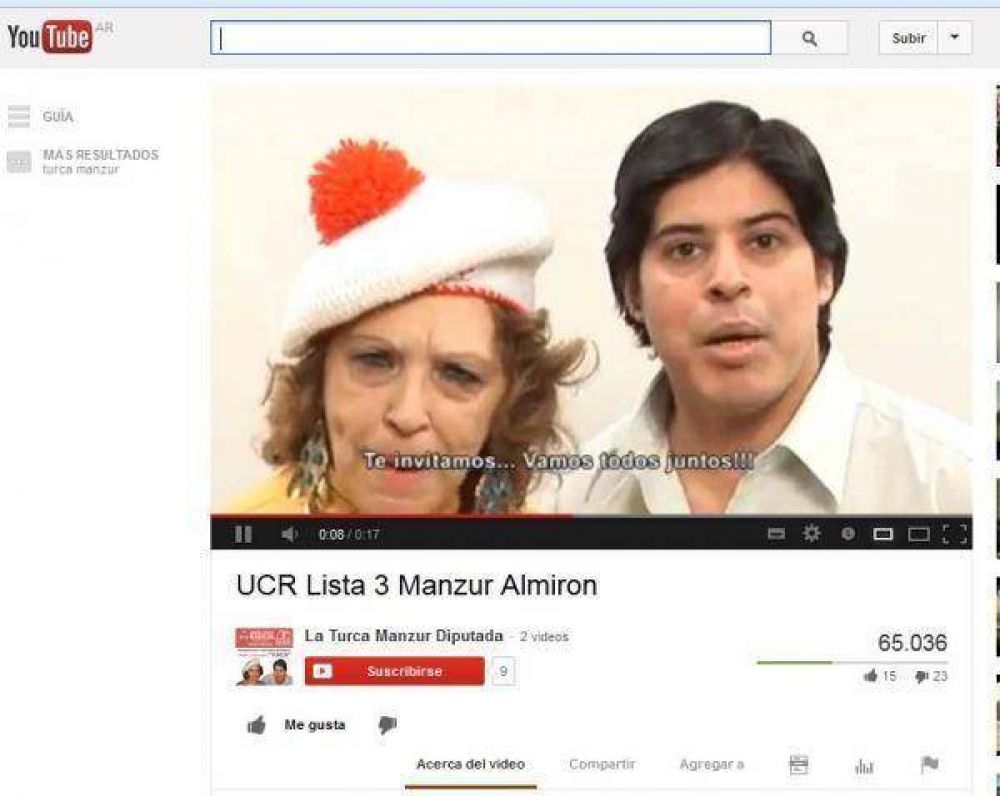 La �turca� Manzur prometi� nuevo spot de campa�a despu�s de ser designada como �el spot mas bizarro de la campa�a�
