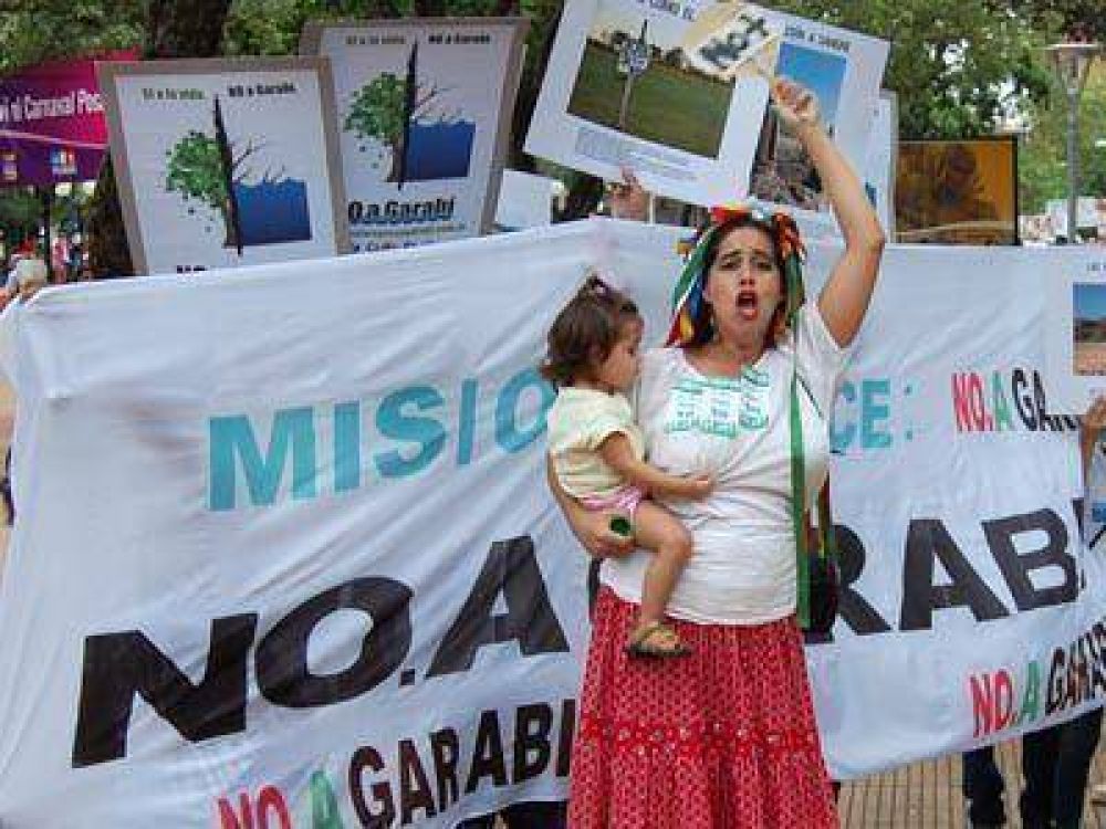 NO a las Represas: marchar�n pidiendo a favor del plebiscito por Garab�