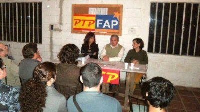 Precandidatos del FAP recorren la provincia