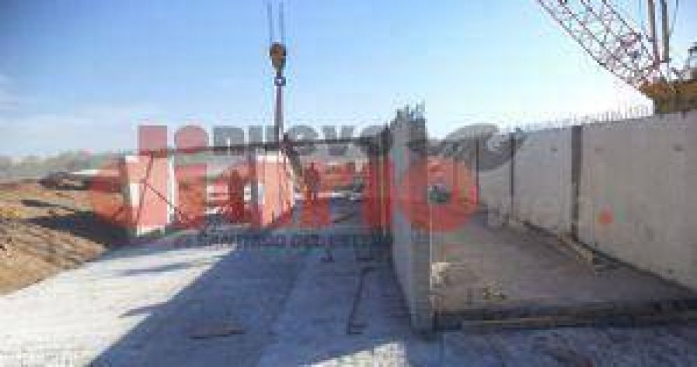 Avanza la obra de puente sobre el arroyo Ober�