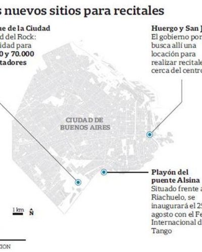 La Ciudad reubicar� los conciertos de la 9 de Julio en dos nuevos escenarios