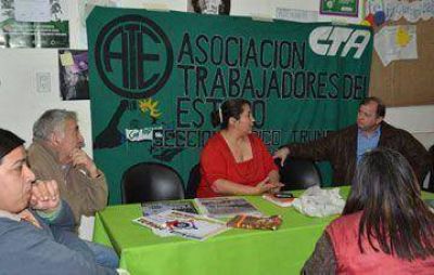Turchetti se reuni� con ATE y coincidieron en planteos laborales