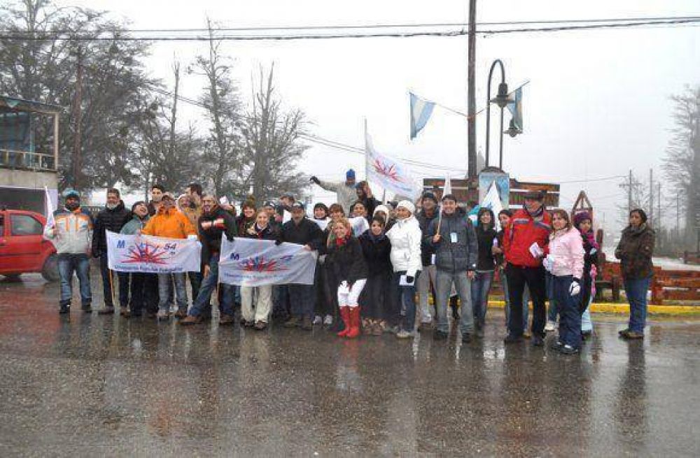 El MPF de campa�a en Tolhuin