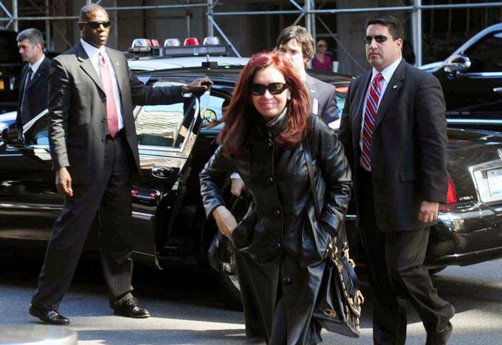 Cristina Kirchner lleg� a Nueva York
