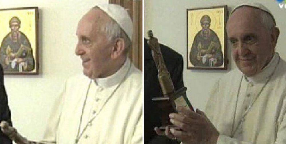 El reconocimiento especial al Papa en los Martn Fierro