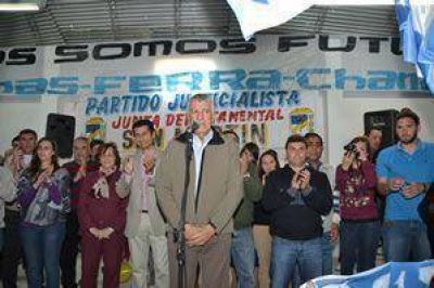  Gioja acompa�� a precandidatos en San Mart�n