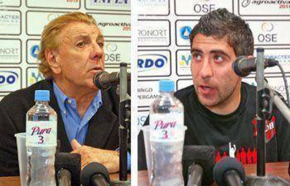 Reinaldo Merlo y �Pablito� quedaron conformes con la primera victoria del equipo