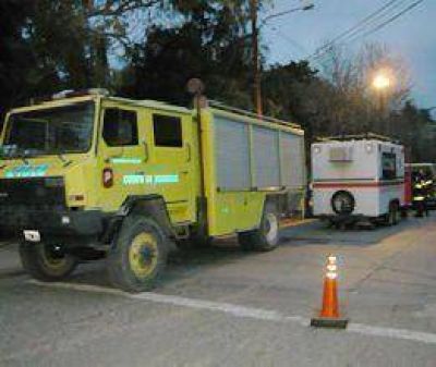 Incendio y escape de gas  