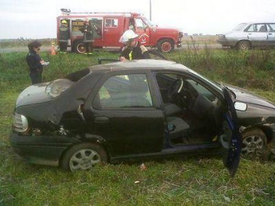 Vuelco en la Ruta Provincial N� 30 