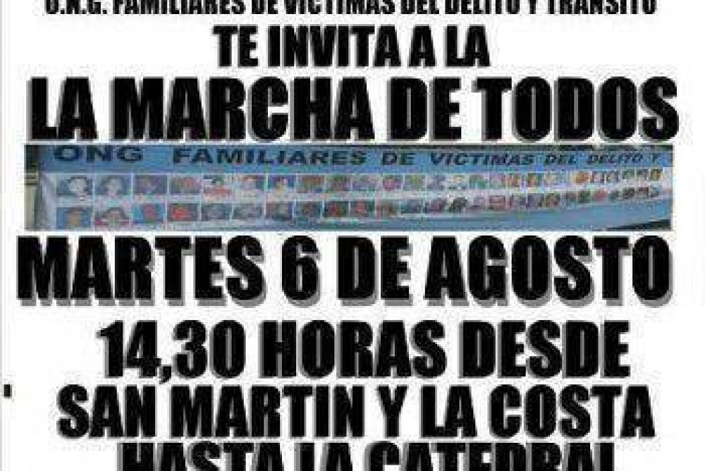 Nueva marcha de familiares de V�ctimas del Delito