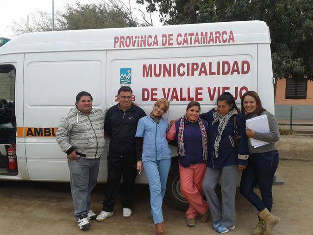 Asistencia a 500 vecinos del interior de Valle Viejo