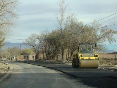 Se completa la repavimentaci�n entre r�o Y�pez y Santa Mar�a