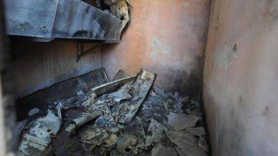 Quemaron un pante�n y ata�des en San Vicente