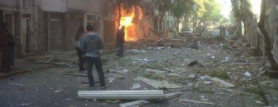 Explosi�n y caos en el centro: un muerto y decenas de heridos