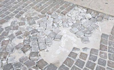 A dos a�os de su remodelaci�n, la peatonal sigue presentando deficiencias