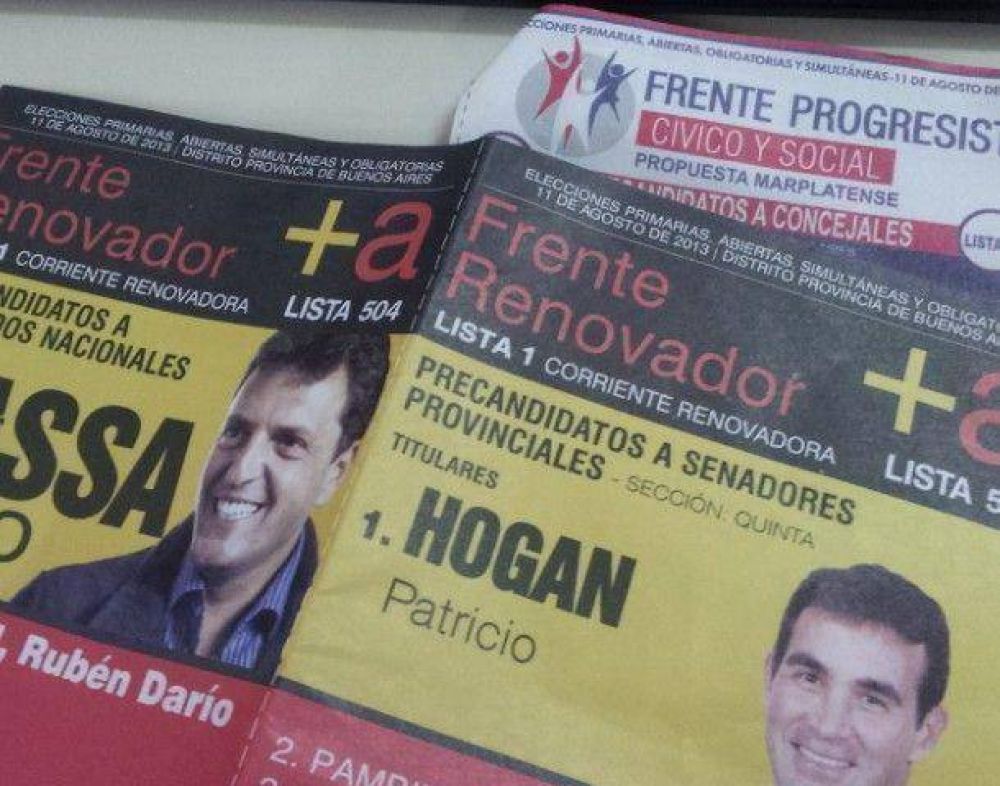 Denuncian maniobra desleal con boletas de candidatos de Massa