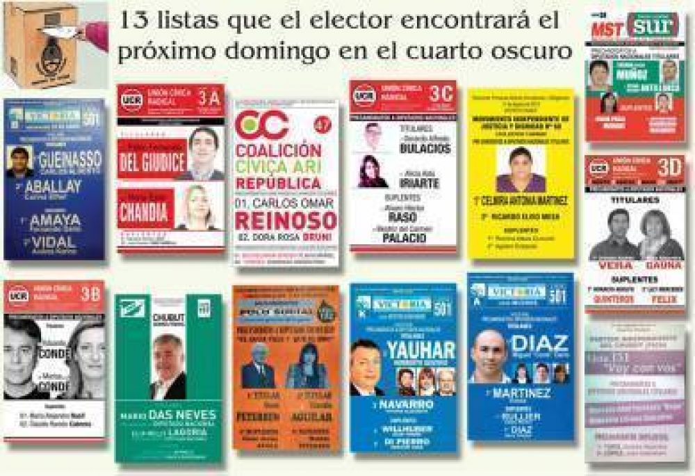 Los precandidatos para la votaci�n del domingo