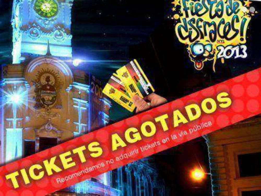 Se agotaron las entradas para la edici�n 2013 de la Fiesta de Disfraces 