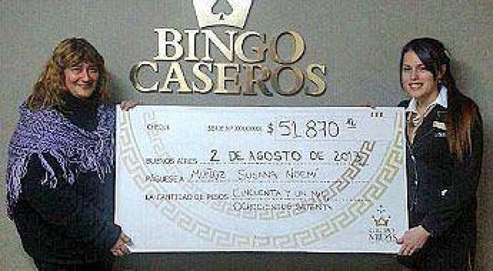 En Bingo Ciudadela un slo jugador obtuvo ms de 58.000 dlares