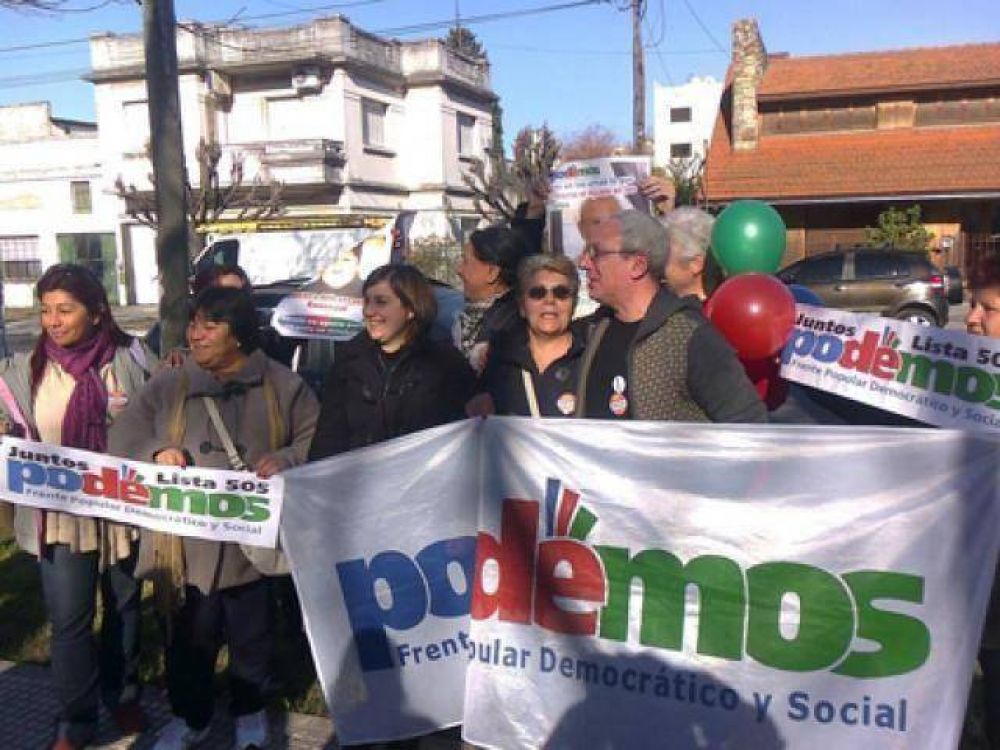 Podemos cerr� con presencia local