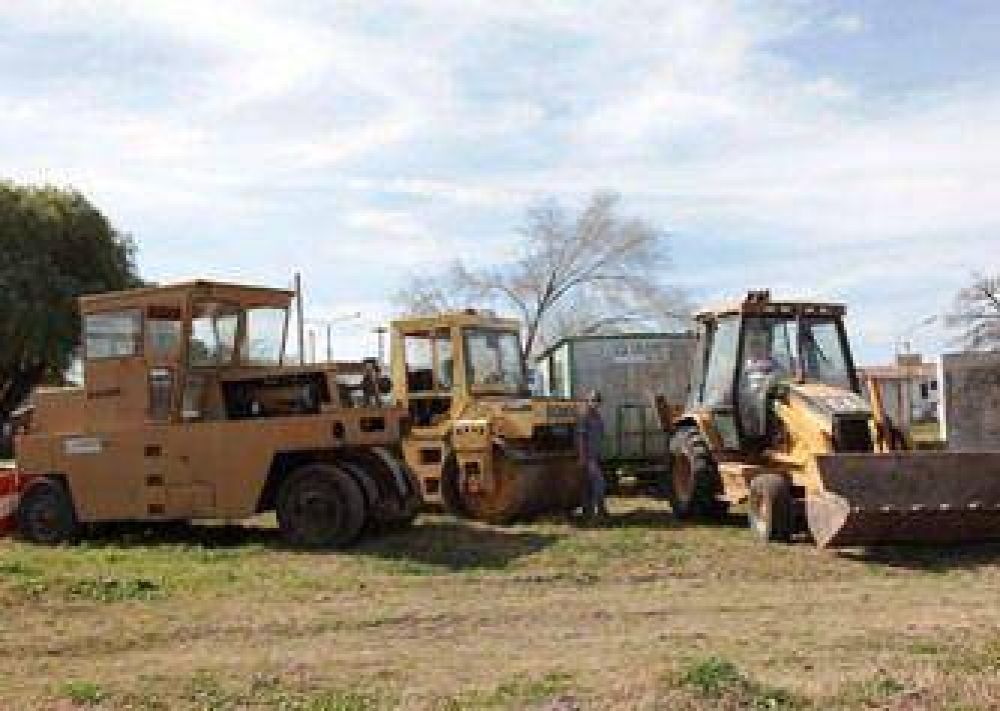 Plan de bacheo urbano en Areco	